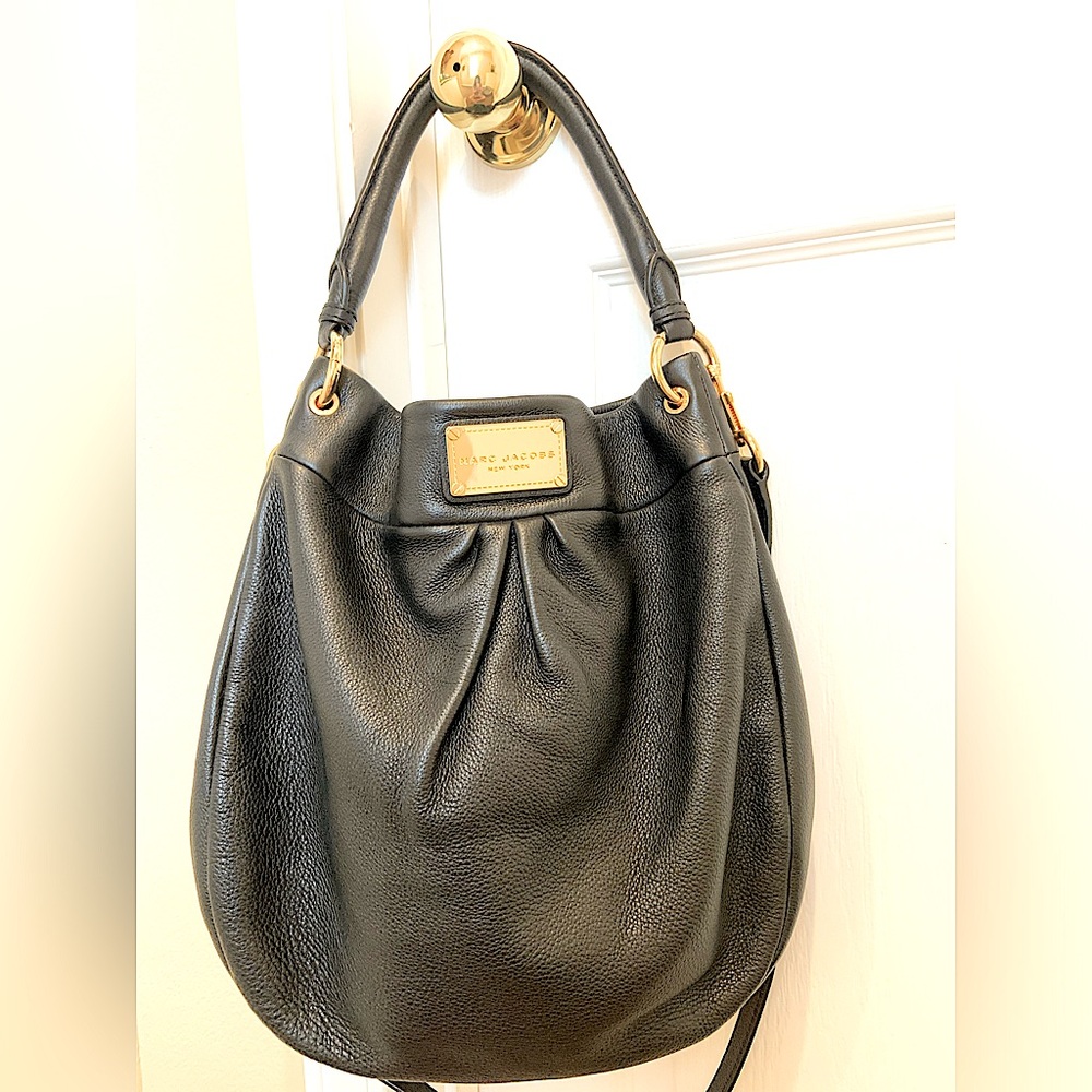 Marc Jacobs Black Leather hobo/cross body bag